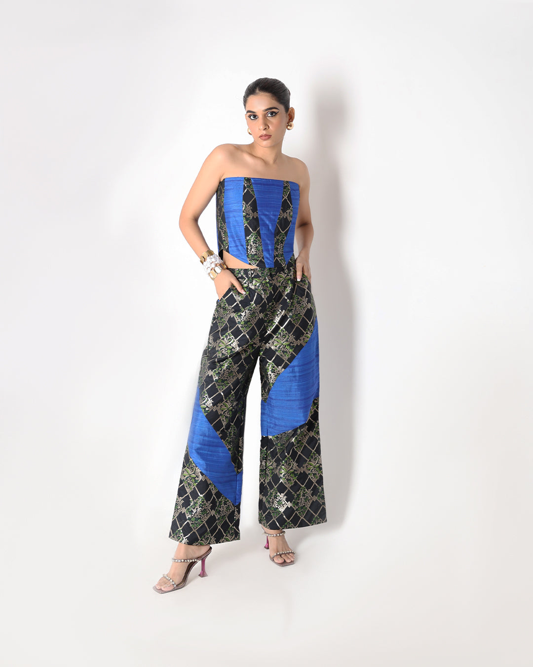 Crescent Silk Corset Set RTS | S |