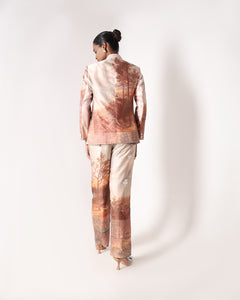 Scenery Silk Blazer