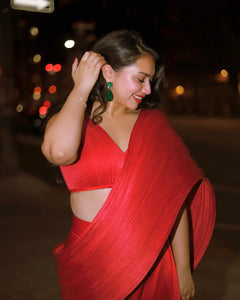 Helen Concept Saree in Red