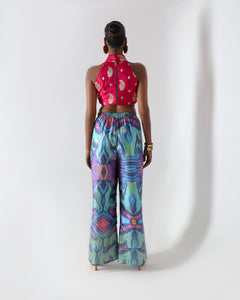 Norway Holographic Silk Coord Set RTS