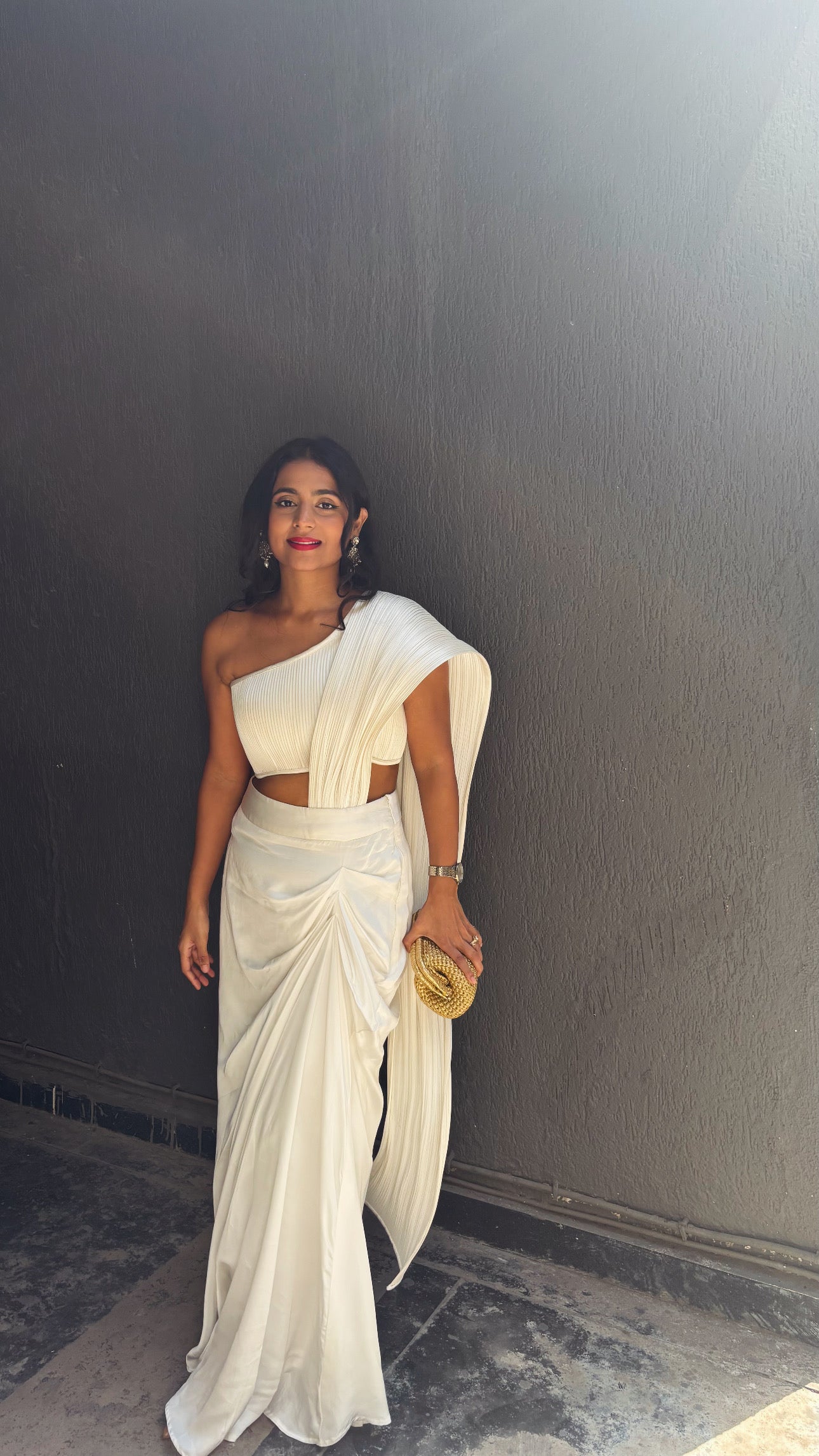 Zeenat Concept Saree In White