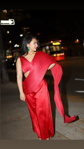Helen Concept Saree in Red