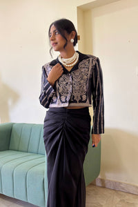 Maeri Coord Set In Black