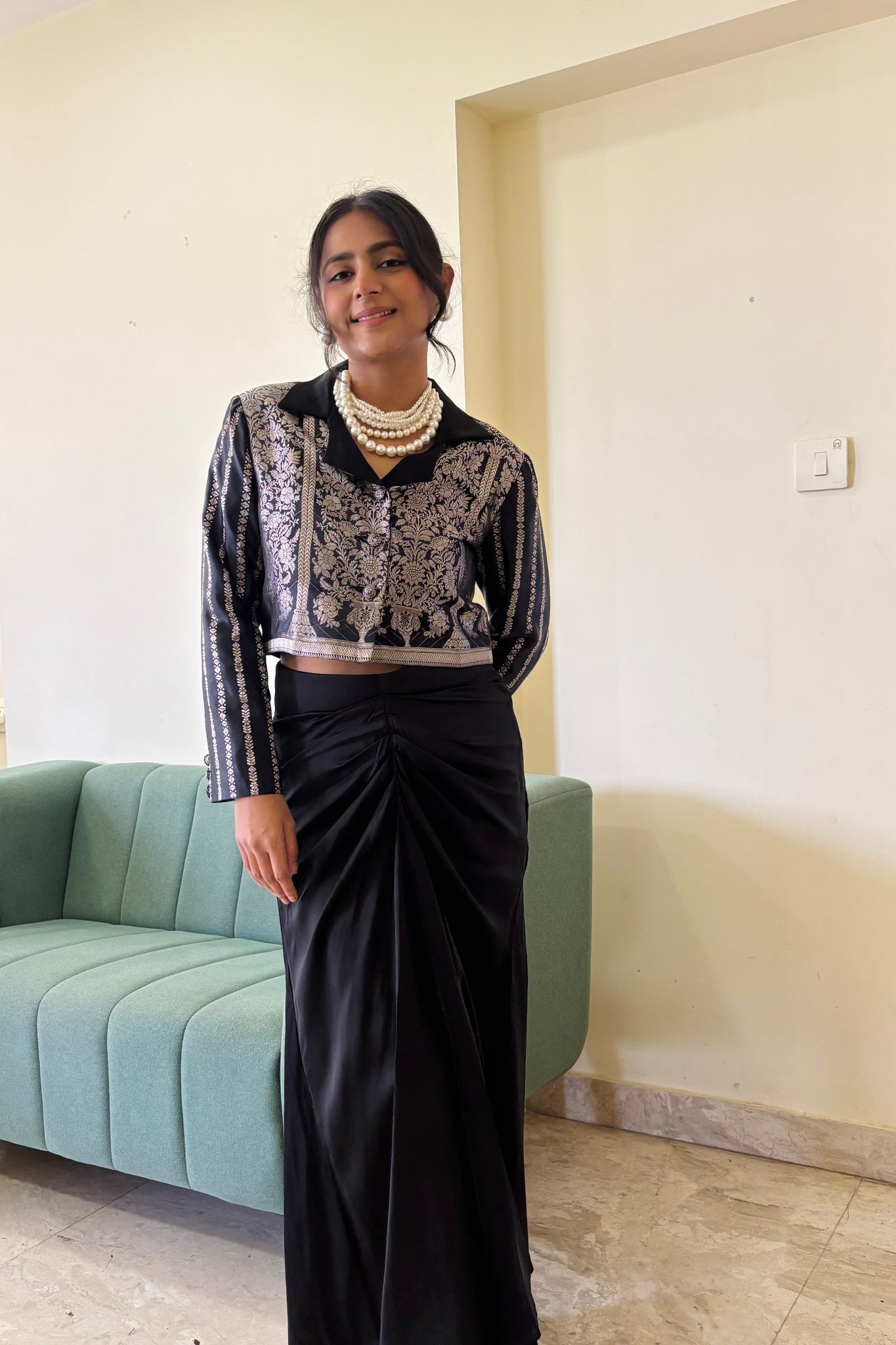 Maeri Coord Set In Black