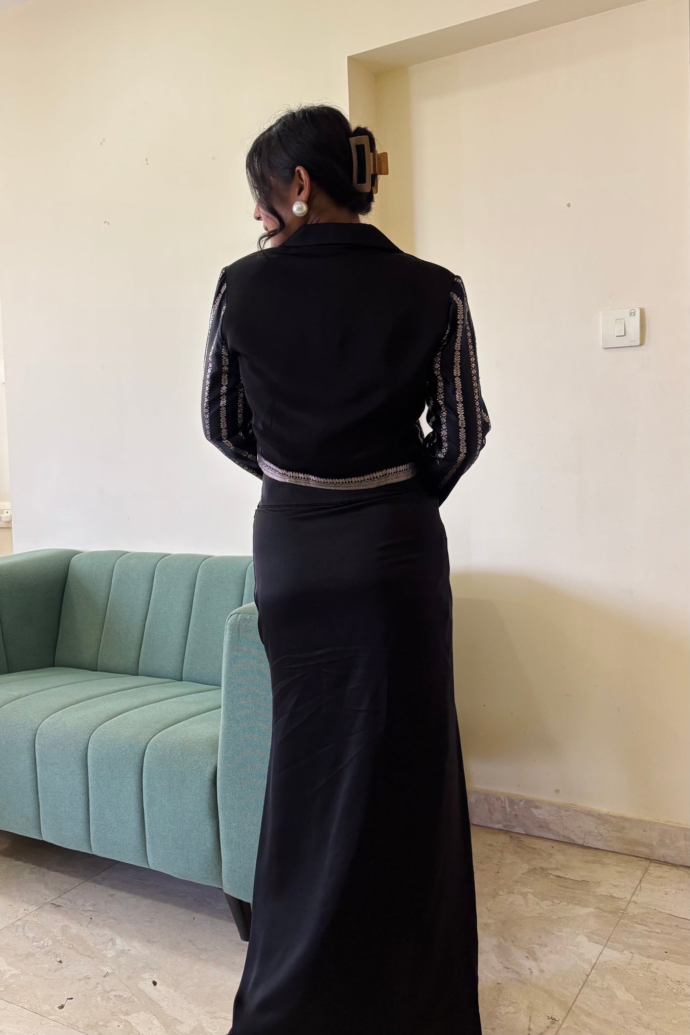 Maeri Coord Set In Black