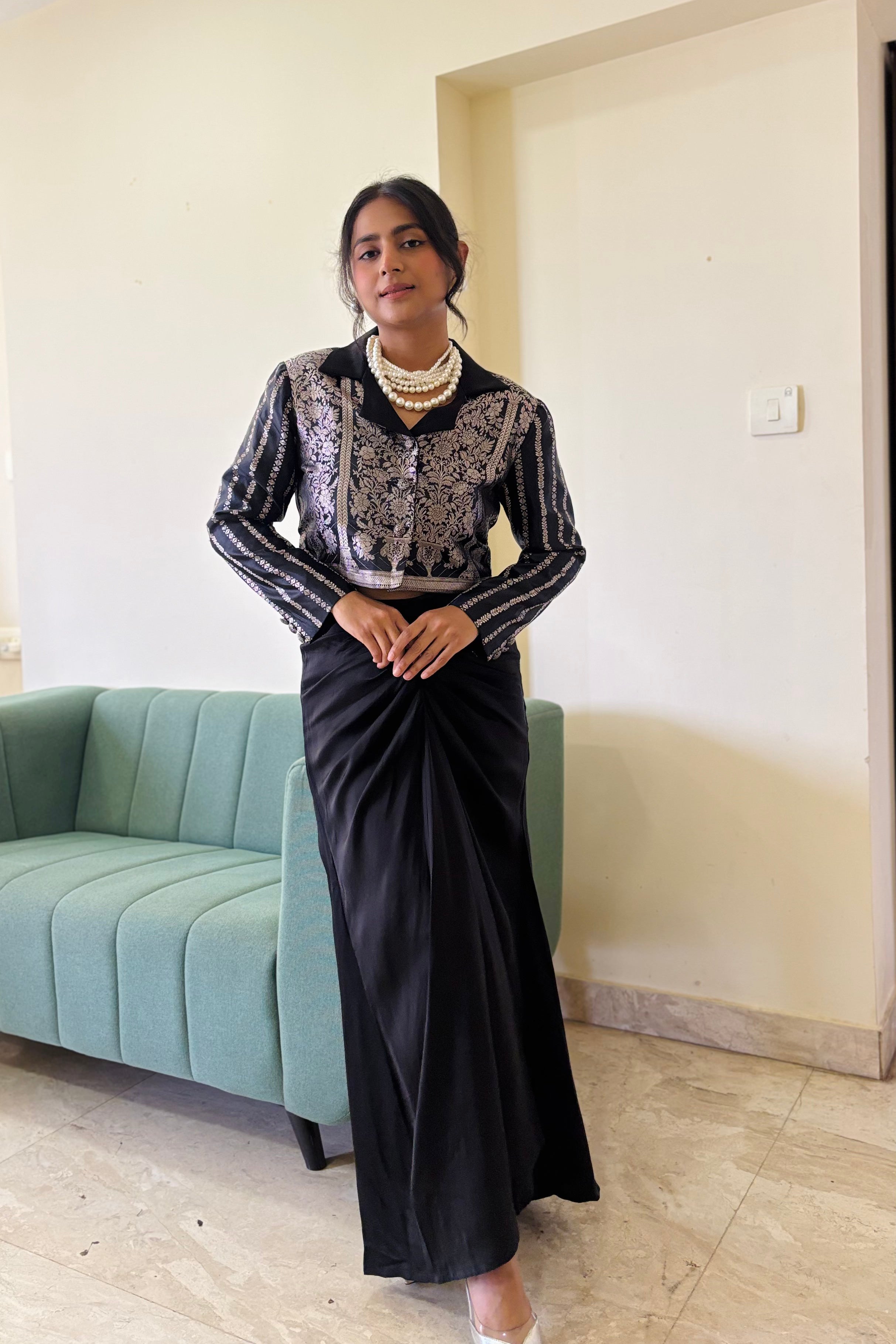 Maeri Coord Set In Black