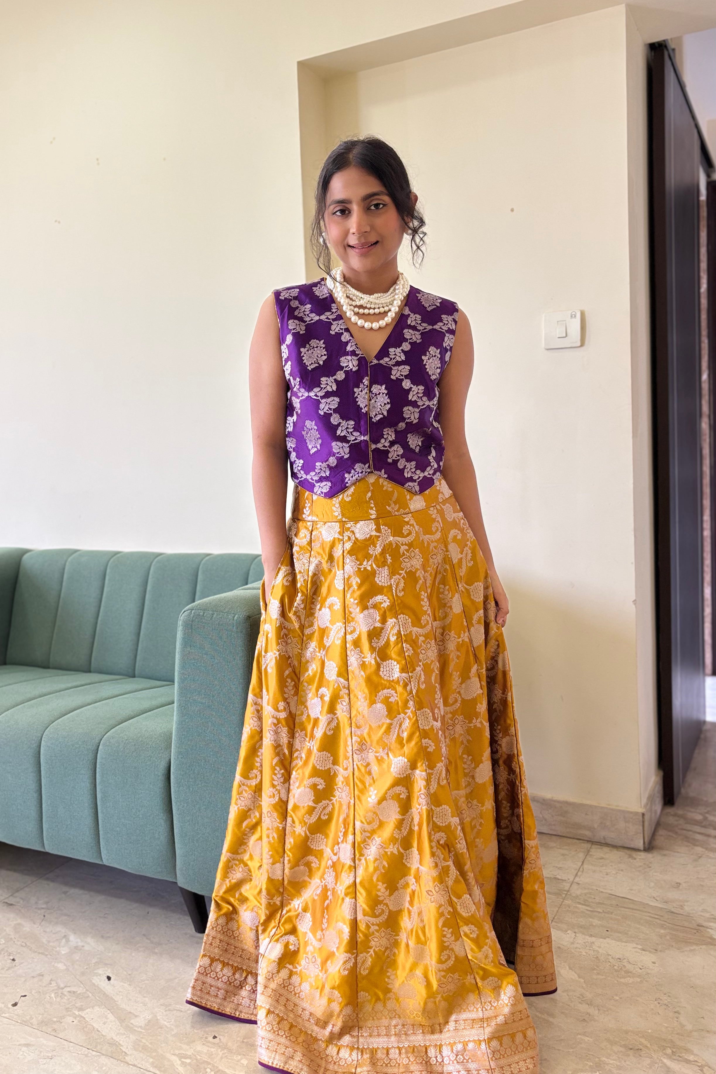 Ruhi Silk Lehenga 3pcs RTS | M |