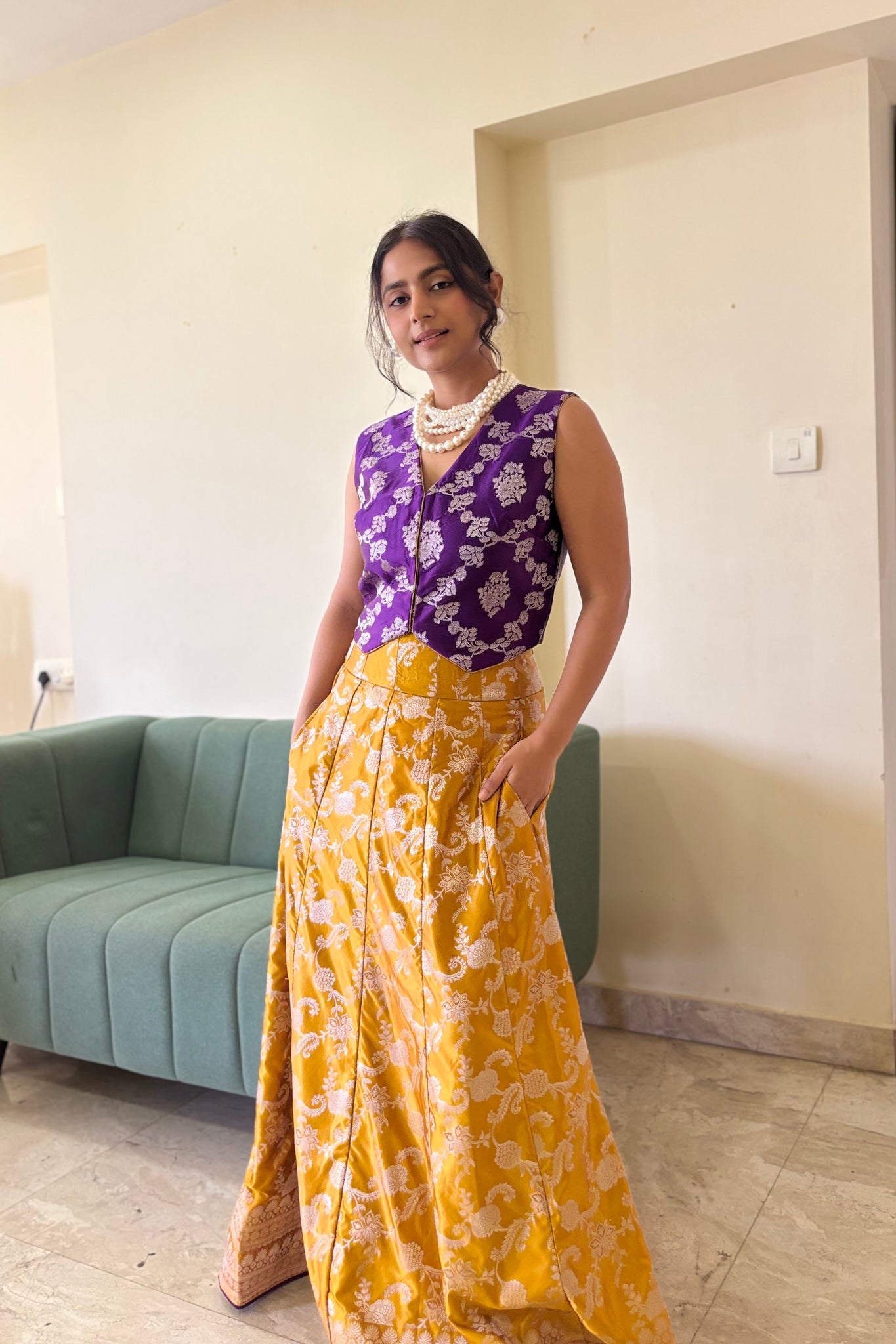 Ruhi Silk Lehenga 3pcs RTS | M |
