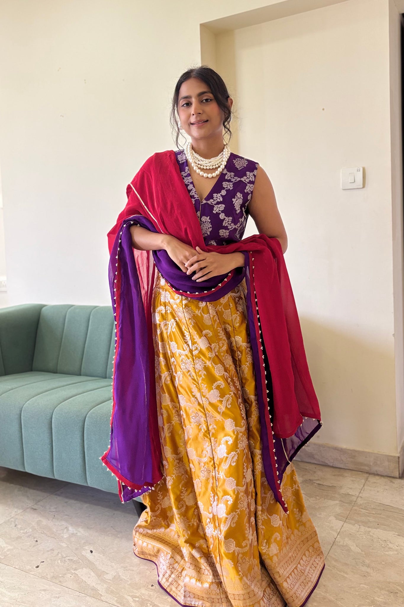 Ruhi Silk Lehenga 3pcs RTS | M |