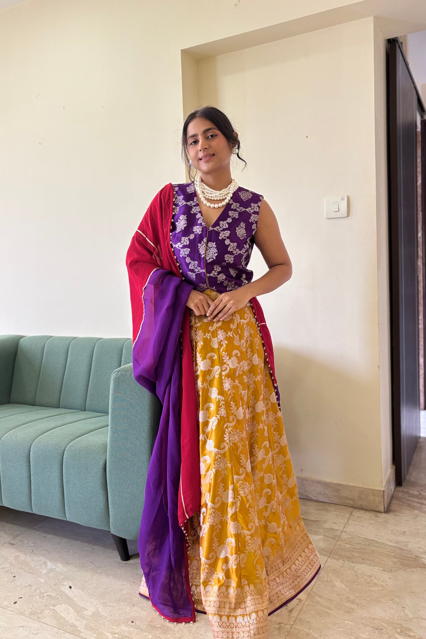 Ruhi Silk Lehenga 3pcs RTS | M |