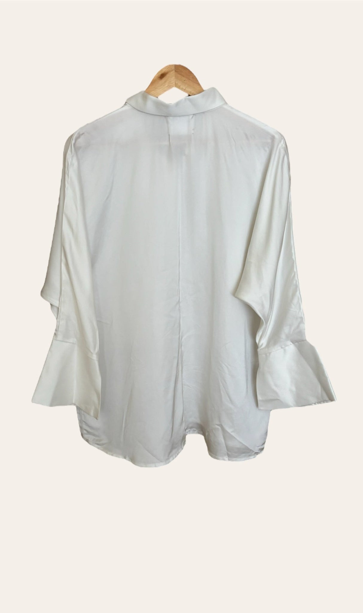 Lea One Size Shirt In Ivory/white